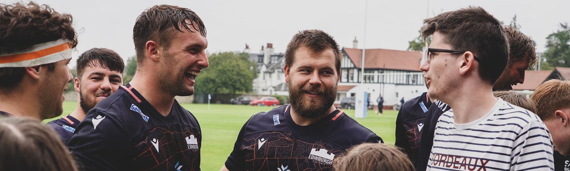 Background image: We're supporting Edinburgh Rugby's Our Burgh Summer Session