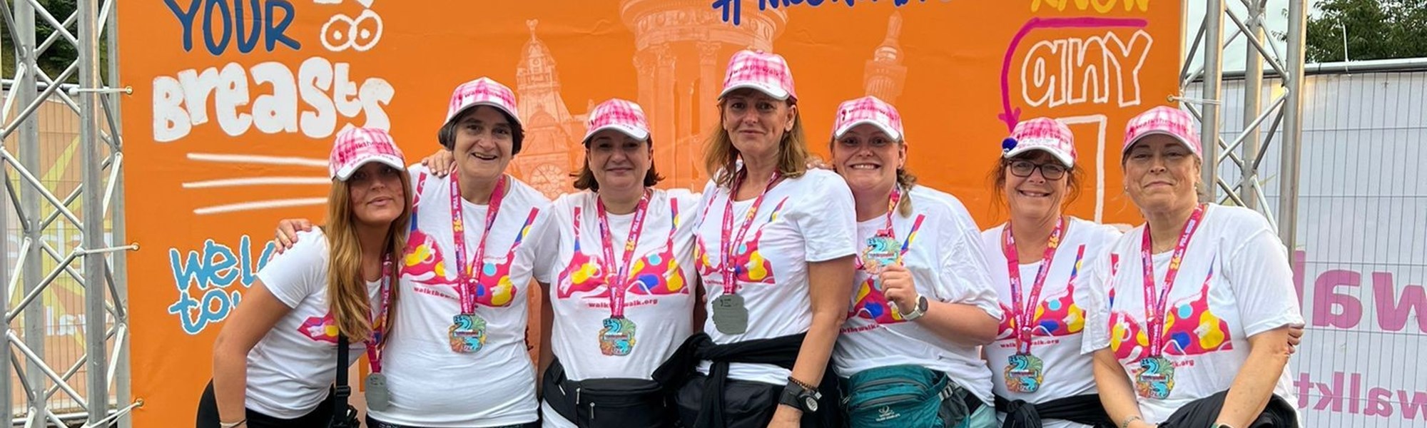 Background image: Our colleagues completed the Edinburgh Moonwalk 2023