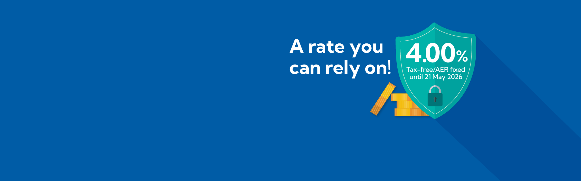 Background image: Tax-free savings with a guaranteed return