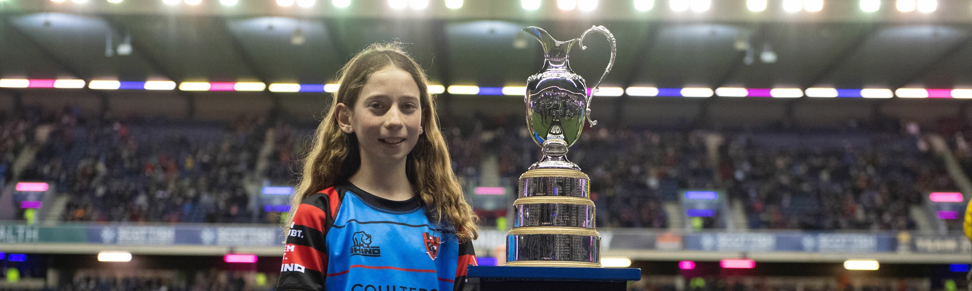 Background image: Congratulations to Lily from North Berwick RFC who was picked as our Edinburgh Rugby mascot 