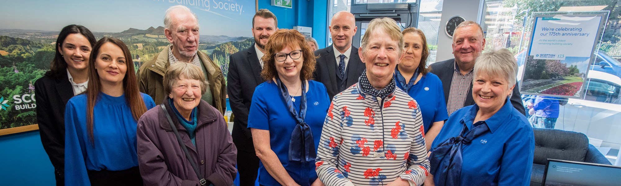 Background image: We recently celebrated our refurbished Relationship Centre in Galashiels 
